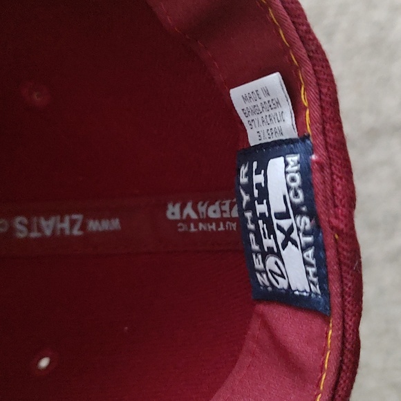 Vintage Zephyr University of Minnesota Maroon Yellow Fitted Baseball Cap Hat - Picture 12 of 14